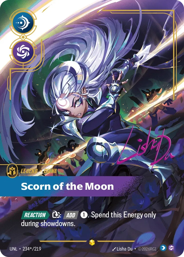 Diana, Scorn of the Moon - UNL-234s - Unleashed - Riftbound card