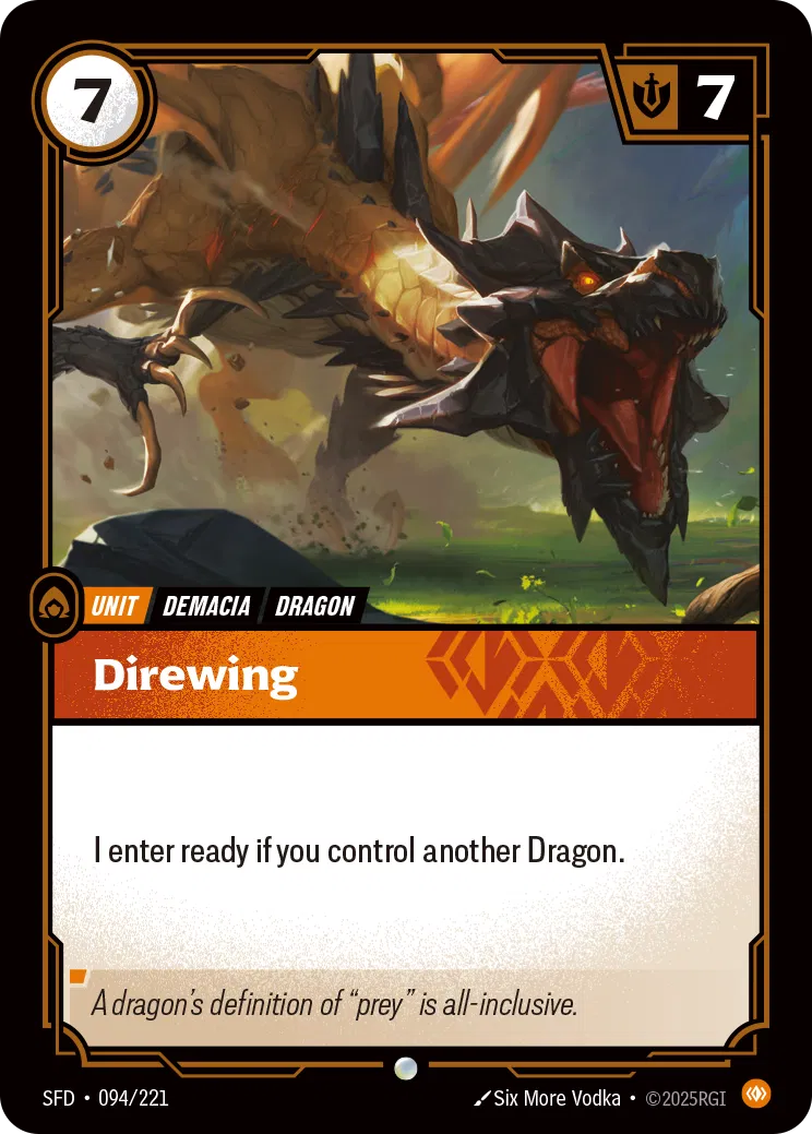Direwing - SFD-094 - Spiritforged - Riftbound card