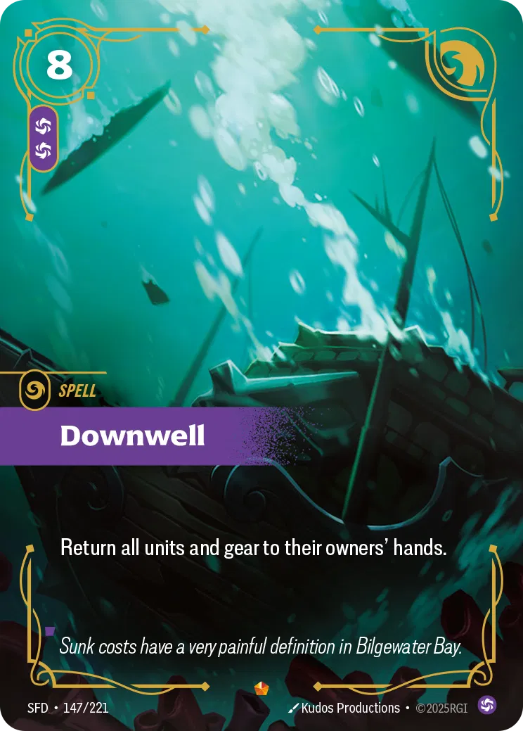 Downwell - SFD-147 - Spiritforged - Riftbound card
