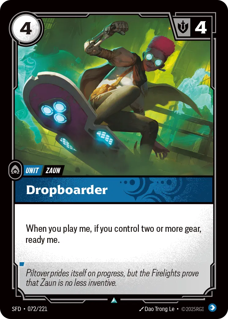 Dropboarder - SFD-072 - Spiritforged - Riftbound card