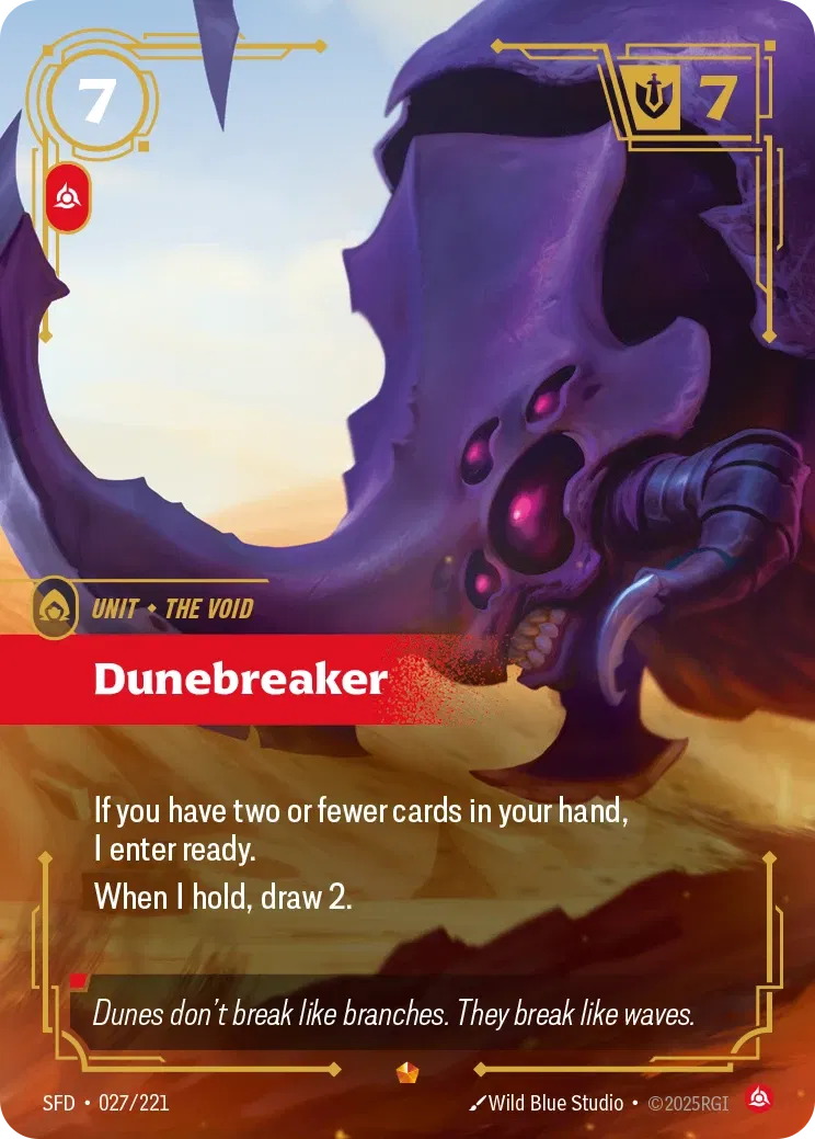 Dunebreaker - SFD-027 - Spiritforged - Riftbound card