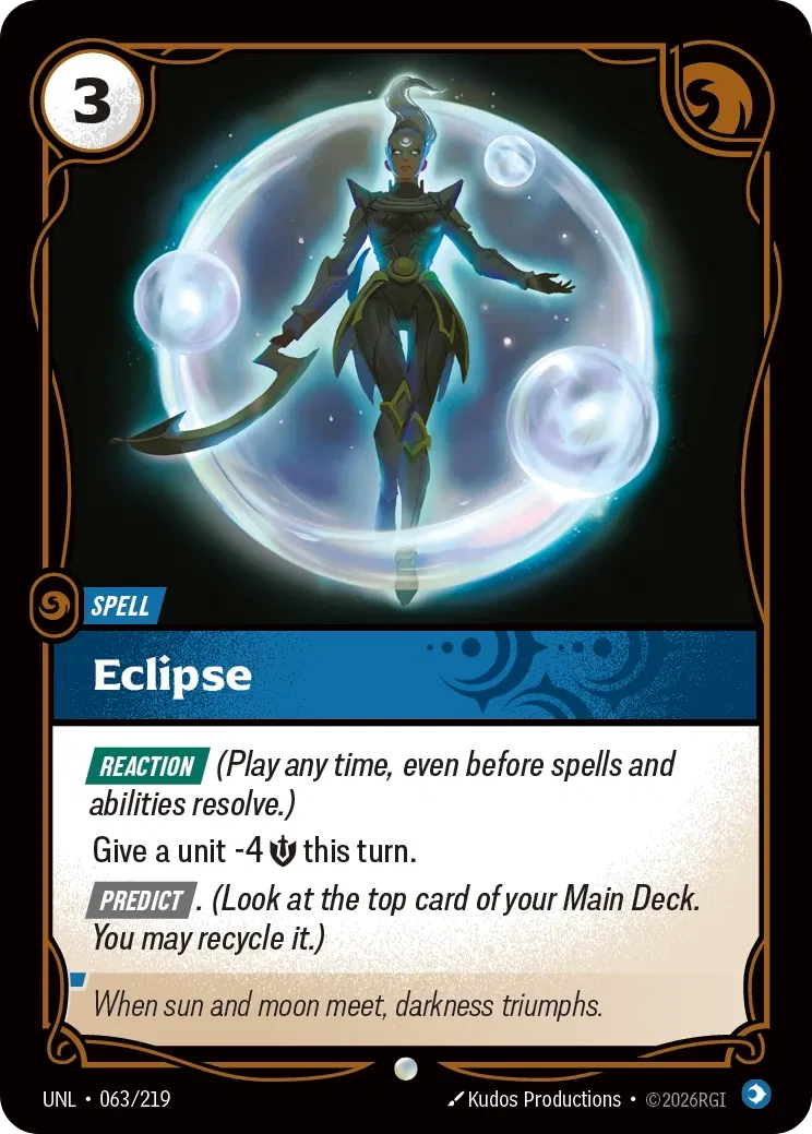 Eclipse - UNL-063 - Unleashed - Riftbound card