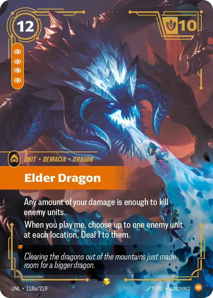 Elder Dragon - UNL-118a - Unleashed - Riftbound card