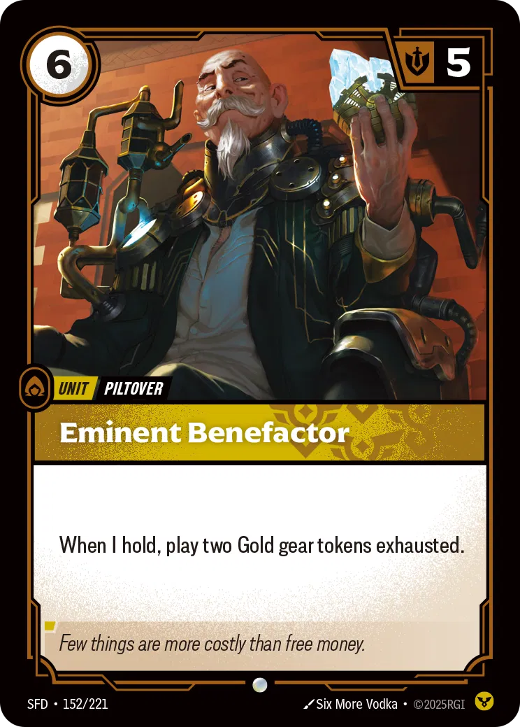 Eminent Benefactor - SFD-152 - Spiritforged - Riftbound card