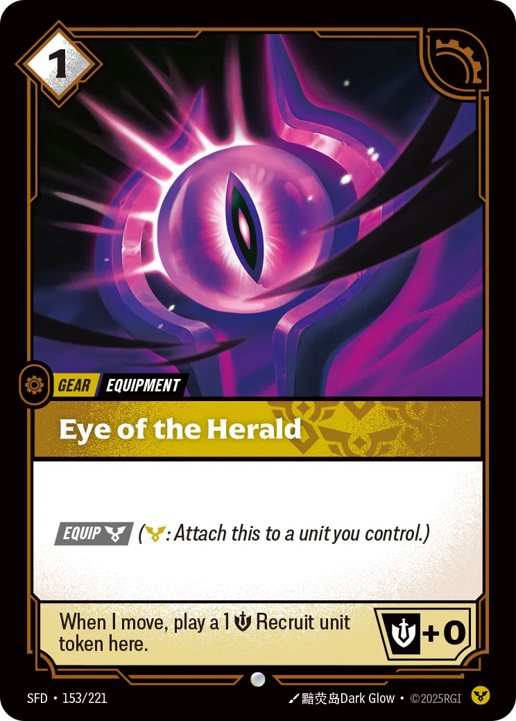 Eye of the Herald - SFD-153 - Spiritforged - Riftbound card