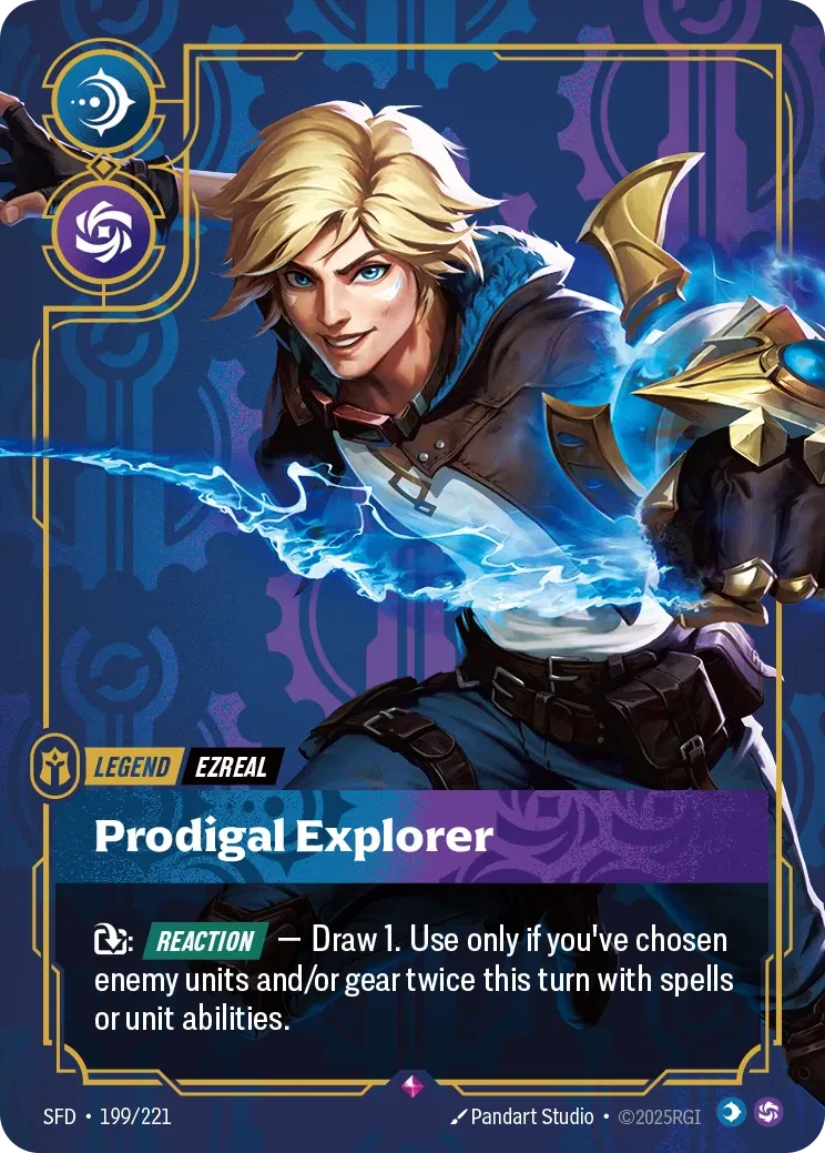 Ezreal, Prodigal Explorer - SFD-199 - Spiritforged - Riftbound card