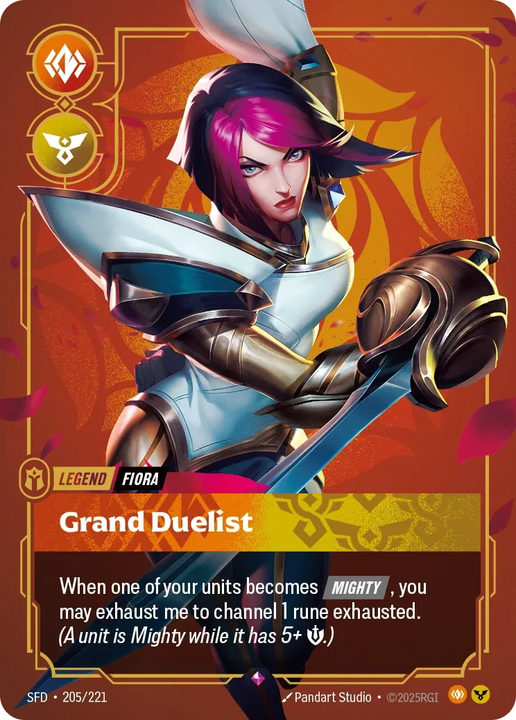 Fiora, Grand Duelist - SFD-205 - Spiritforged - Riftbound card