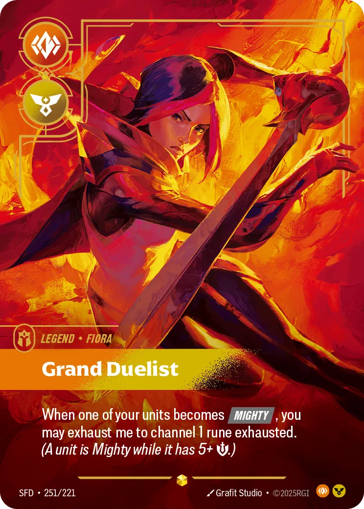Fiora, Grand Duelist - SFD-251 - Spiritforged - Riftbound card