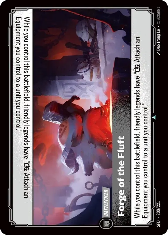 Forge of the Fluft - SFD-208 - Spiritforged - Riftbound card