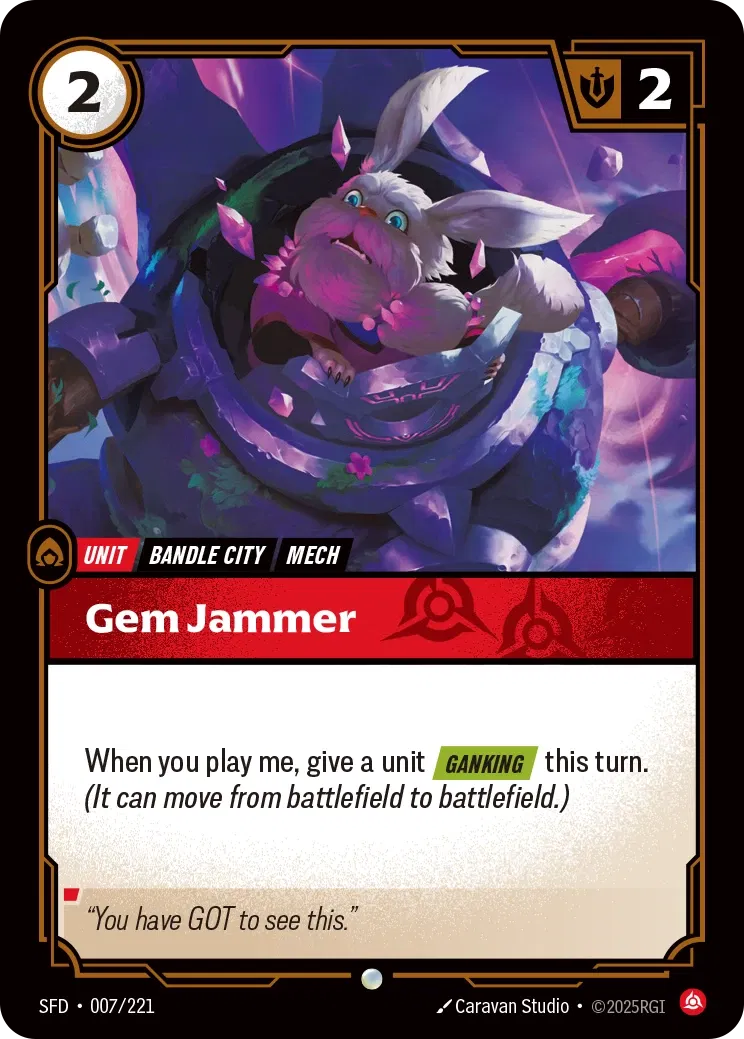 Gem Jammer - SFD-007 - Spiritforged - Riftbound card