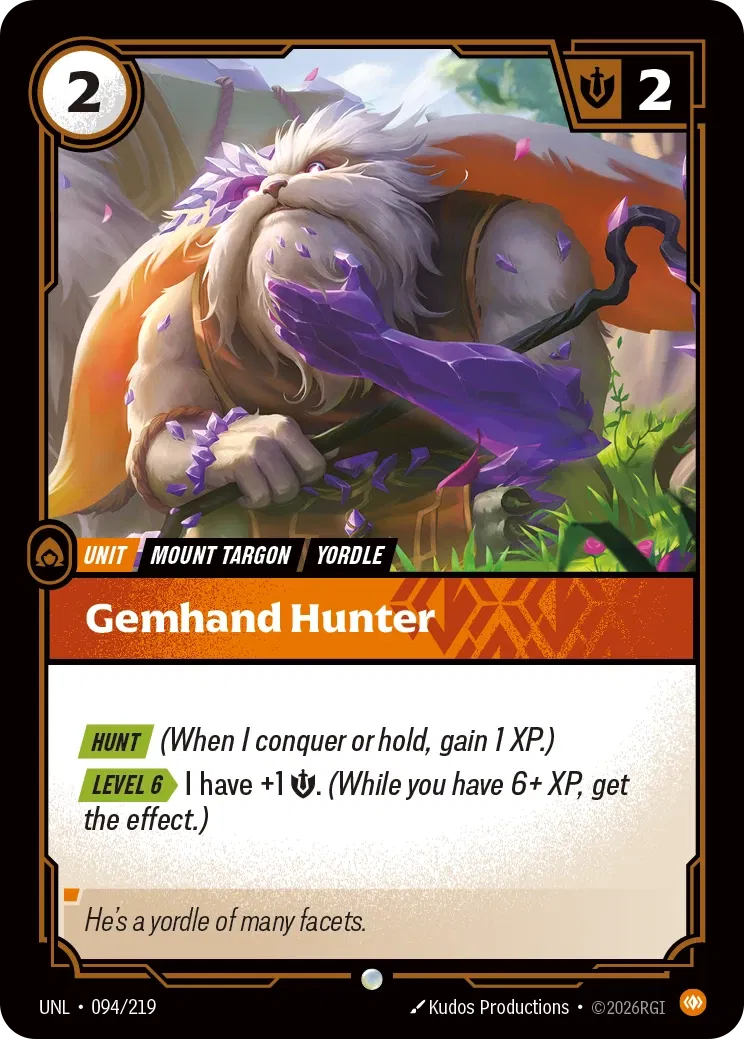Gemhand Hunter - UNL-094 - Unleashed - Riftbound card