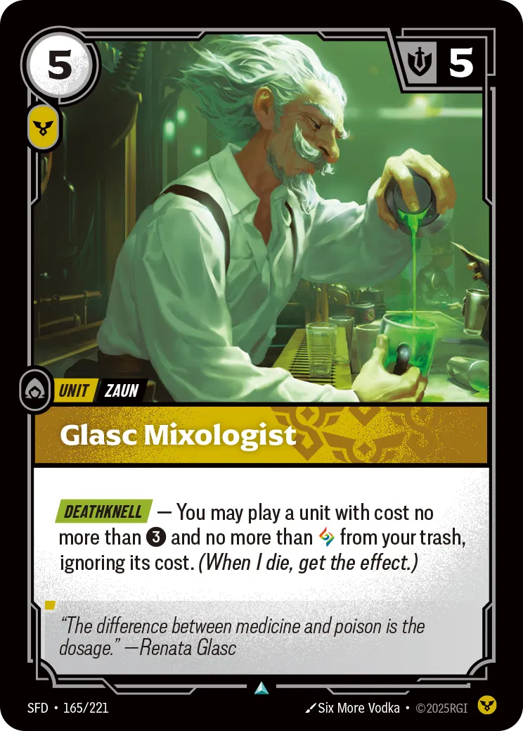 Glasc Mixologist - SFD-165 - Spiritforged - Riftbound card