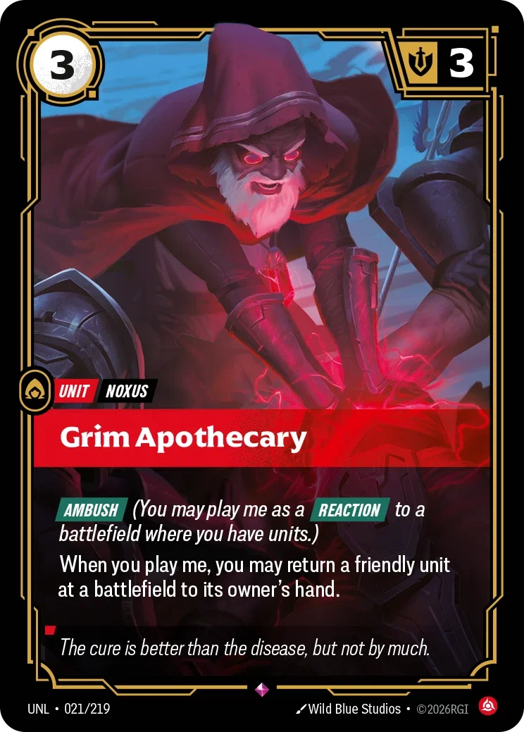 Grim Apothecary - UNL-021 - Unleashed - Riftbound card