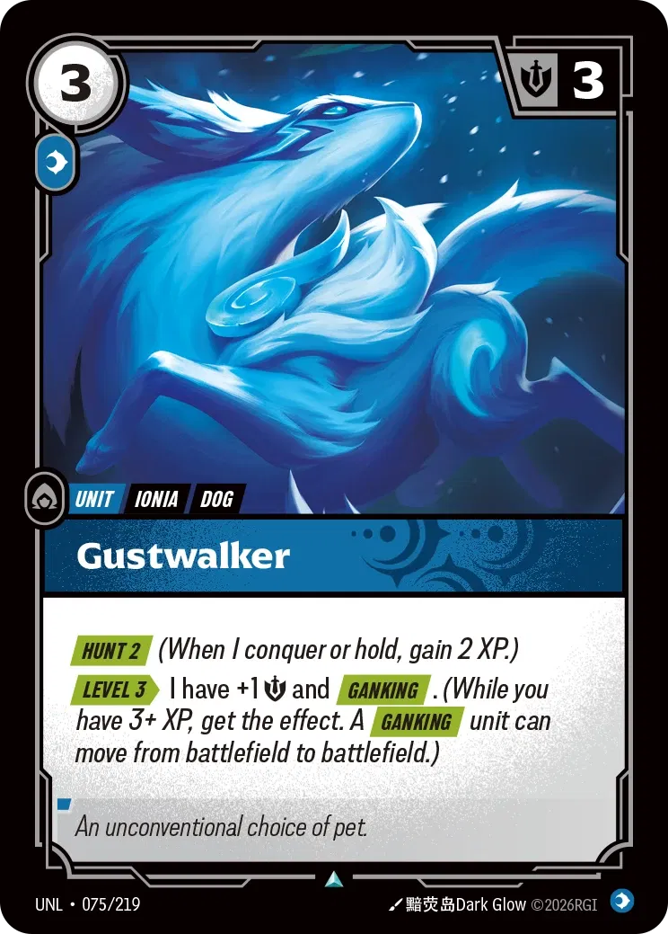 Gustwalker - UNL-075 - Unleashed - Riftbound card