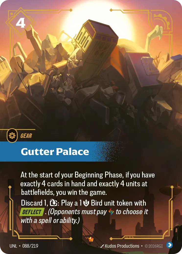 Gutter Palace - UNL-088 - Unleashed - Riftbound card