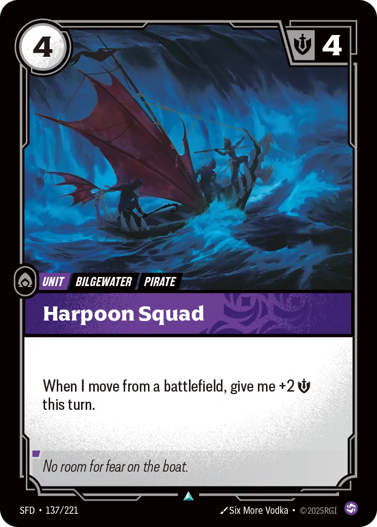Harpoon Squad - SFD-137 - Spiritforged - Riftbound card