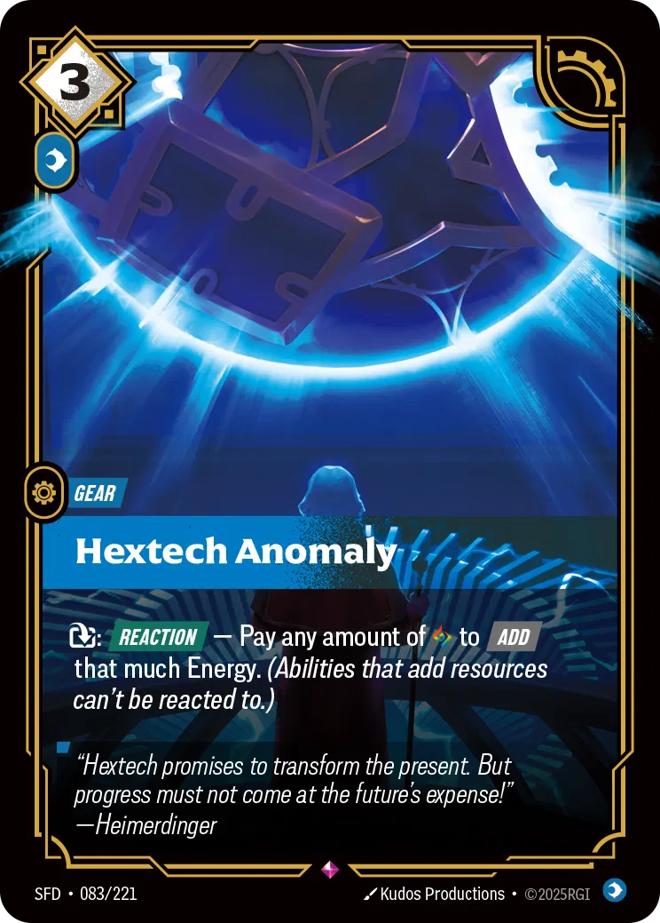 Hextech Anomaly - SFD-083 - Spiritforged - Riftbound card
