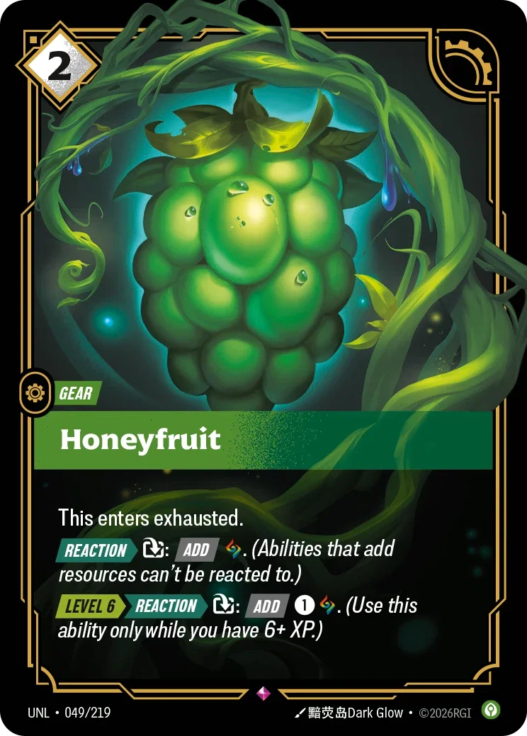 Honeyfruit - UNL-049 - Unleashed - Riftbound card