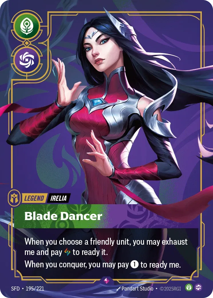 Irelia Blade Dancer - SFD-195 - Spiritforged - Riftbound card