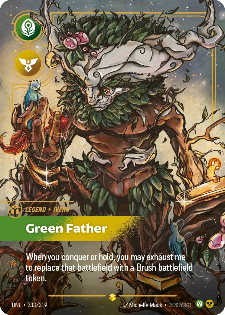 Ivern, Green Father - UNL-233 - Unleashed - Riftbound card