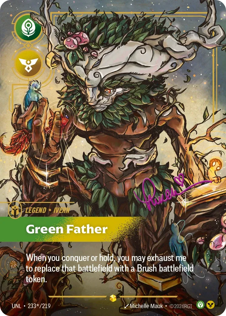 Ivern, Green Father - UNL-233s - Unleashed - Riftbound card