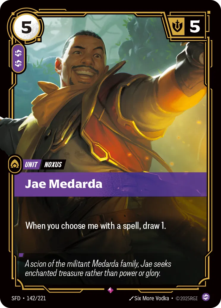 Jae Medarda - SFD-142 - Spiritforged - Riftbound card