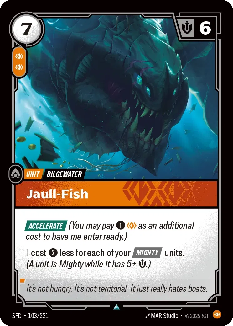 Jaull-Fish - SFD-103 - Spiritforged - Riftbound card