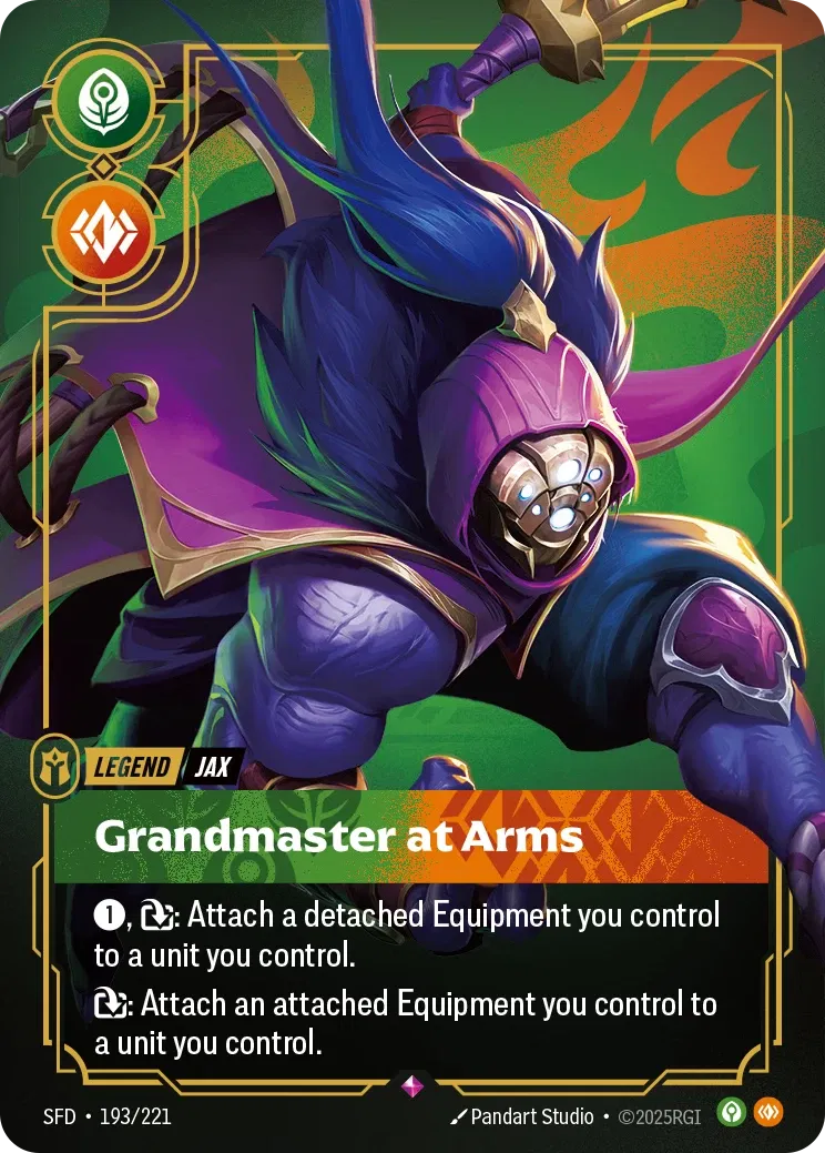 Jax, Grandmaster at Arms - SFD-193 - Spiritforged - Riftbound card
