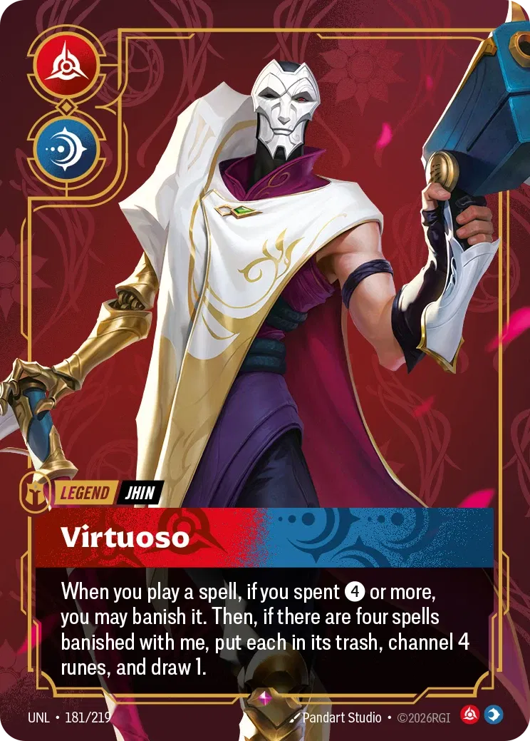 Jhin, Virtuoso - UNL-181 - Unleashed - Riftbound card