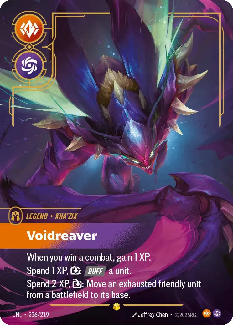 Kha’Zix, Voidreaver - UNL-236 - Unleashed - Riftbound card