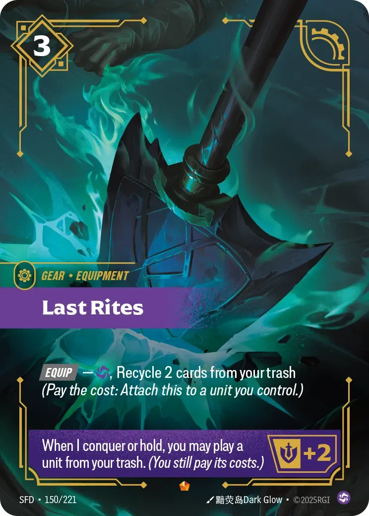 Last Rites - SFD-150 - Spiritforged - Riftbound card