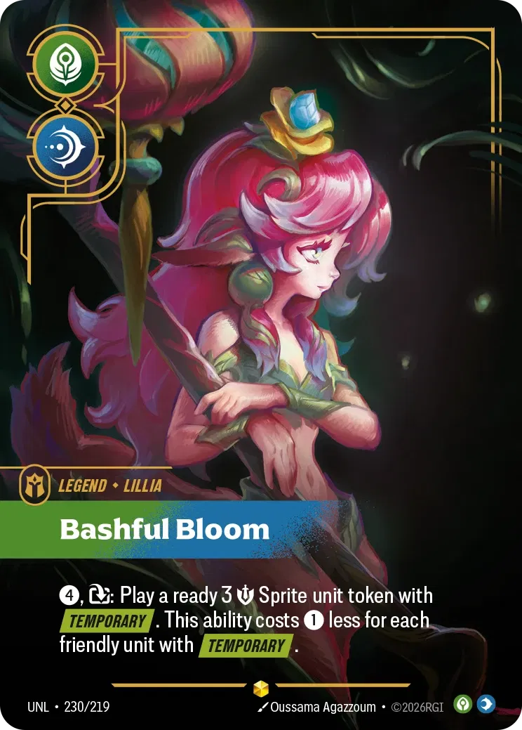 Lillia, Bashful Bloom - UNL-230 - Unleashed - Riftbound card