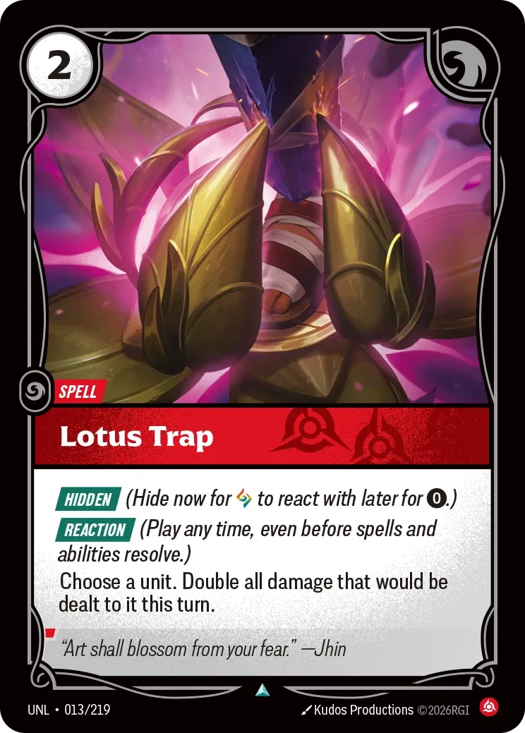 Lotus Trap - UNL-013 - Unleashed - Riftbound card