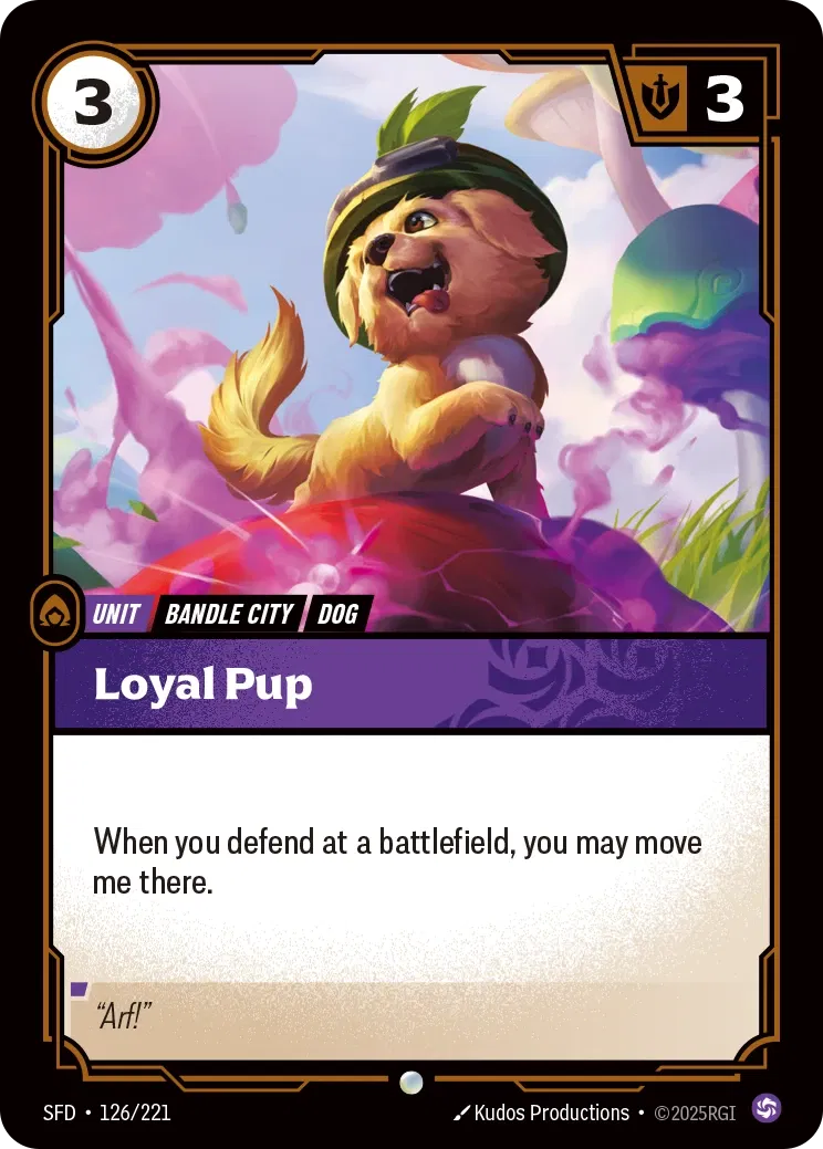 Loyal Pup - SFD-126 - Spiritforged - Riftbound card