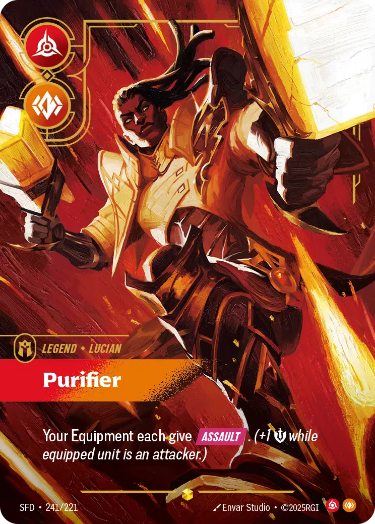 Lucian, Purifier - SFD-241 - Spiritforged - Riftbound card