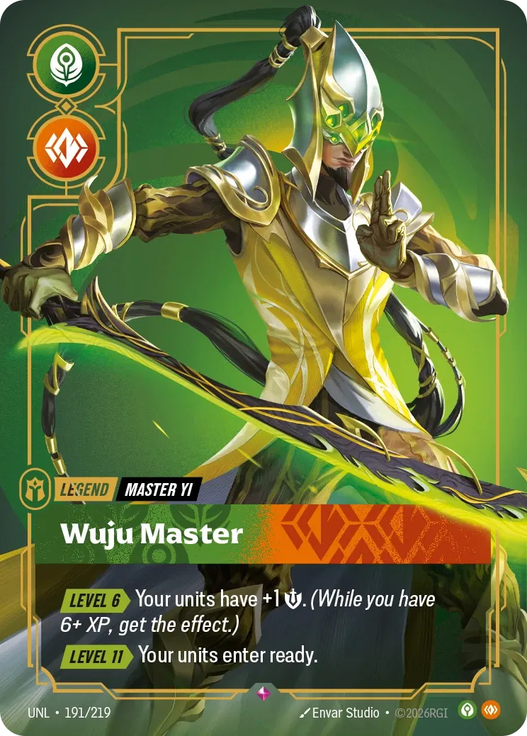 Master Yi, Wuju Master - UNL-191 - Unleashed - Riftbound card