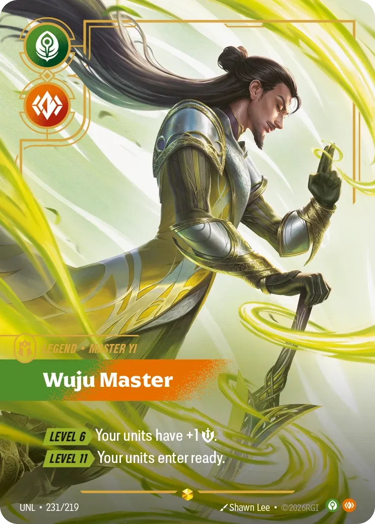 Master Yi, Wuju Master - UNL-231 - Unleashed - Riftbound card