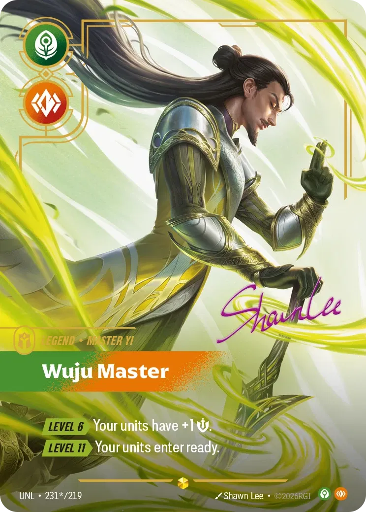 Master Yi, Wuju Master - UNL-231s - Unleashed - Riftbound card