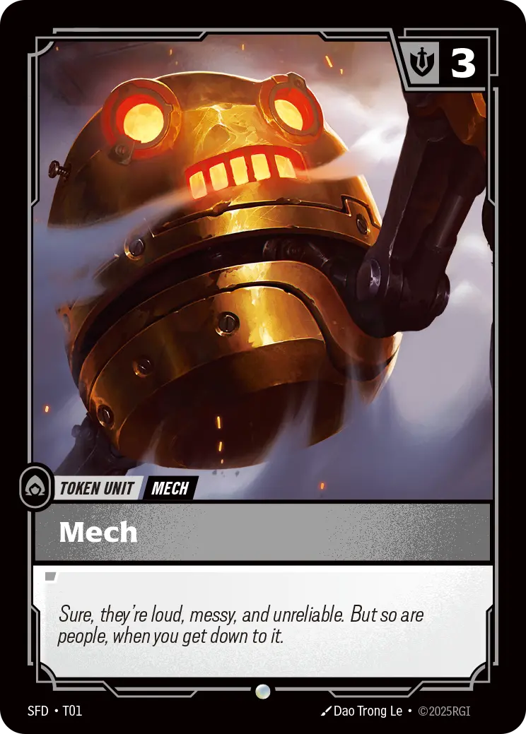 Mech - SFD-T01 - Spiritforged - Riftbound card