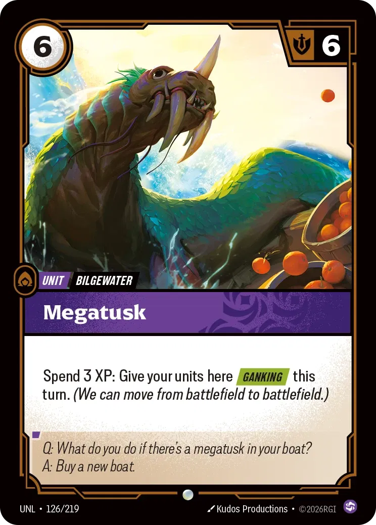 Megatusk - UNL-126 - Unleashed - Riftbound card
