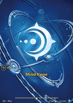 Mind Rune - SFD-R03a - Spiritforged - Riftbound card