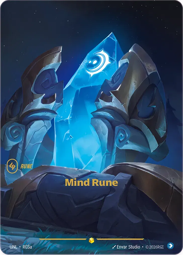 Mind Rune - UNL-R03a - Unleashed - Riftbound card