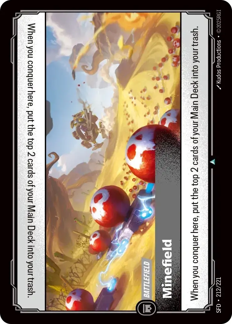 Minefield - SFD-212 - Spiritforged - Riftbound card