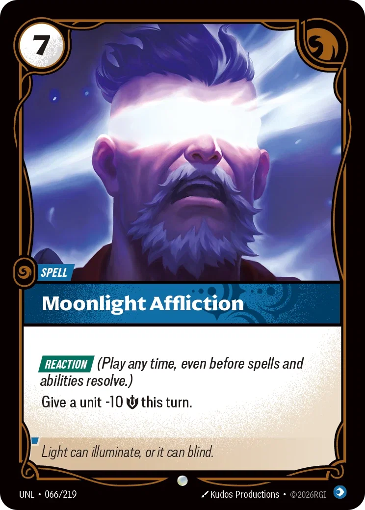 Moonlight Affliction - UNL-066 - Unleashed - Riftbound card