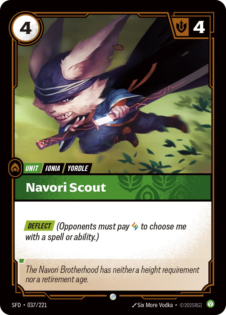Navori Scout - SFD-037 - Spiritforged - Riftbound card