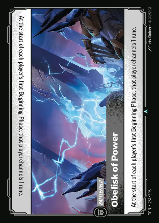 Obelisk of Power - OGN-284 - Origins - Riftbound card
