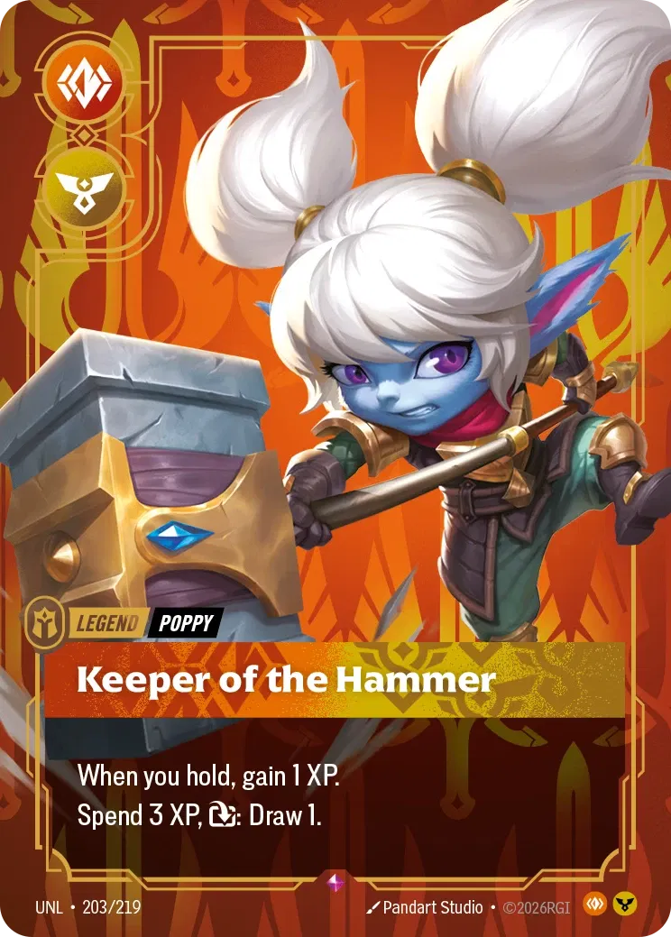 Poppy, Keeper of the Hammer - UNL-203 - Unleashed - Riftbound card