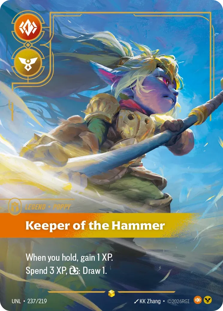 Poppy, Keeper of the Hammer - UNL-237 - Unleashed - Riftbound card