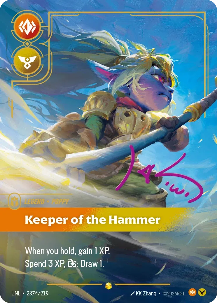 Poppy, Keeper of the Hammer - UNL-237s - Unleashed - Riftbound card