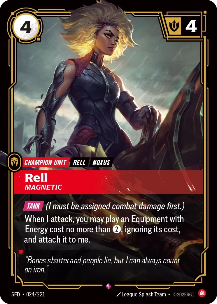 Rell, Magnetic - SFD-024 - Spiritforged - Riftbound card